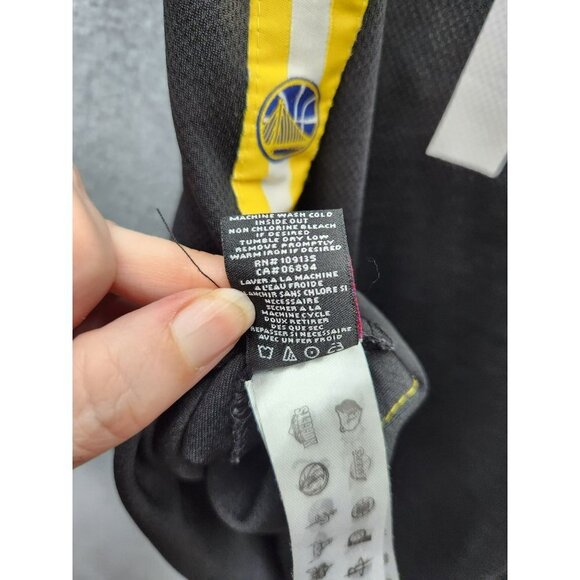 Golden State Warriors NBA Jersey Medium Black/Yellow - Picture 5 of 5